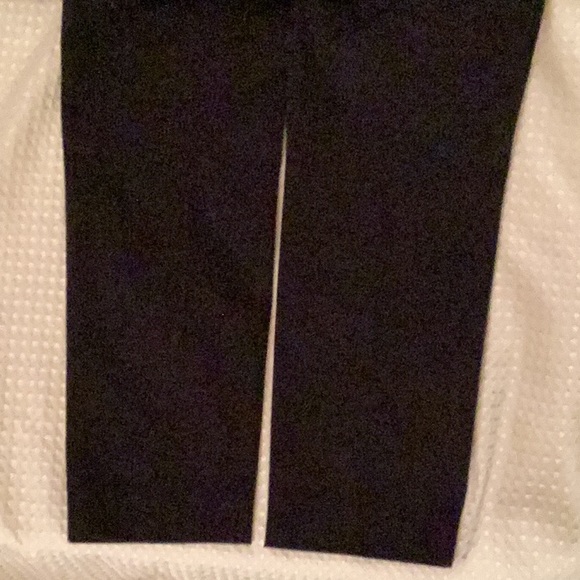 NWOT J.Crew black city fit ankle length flat front stretch pants # 8. - Picture 8 of 9